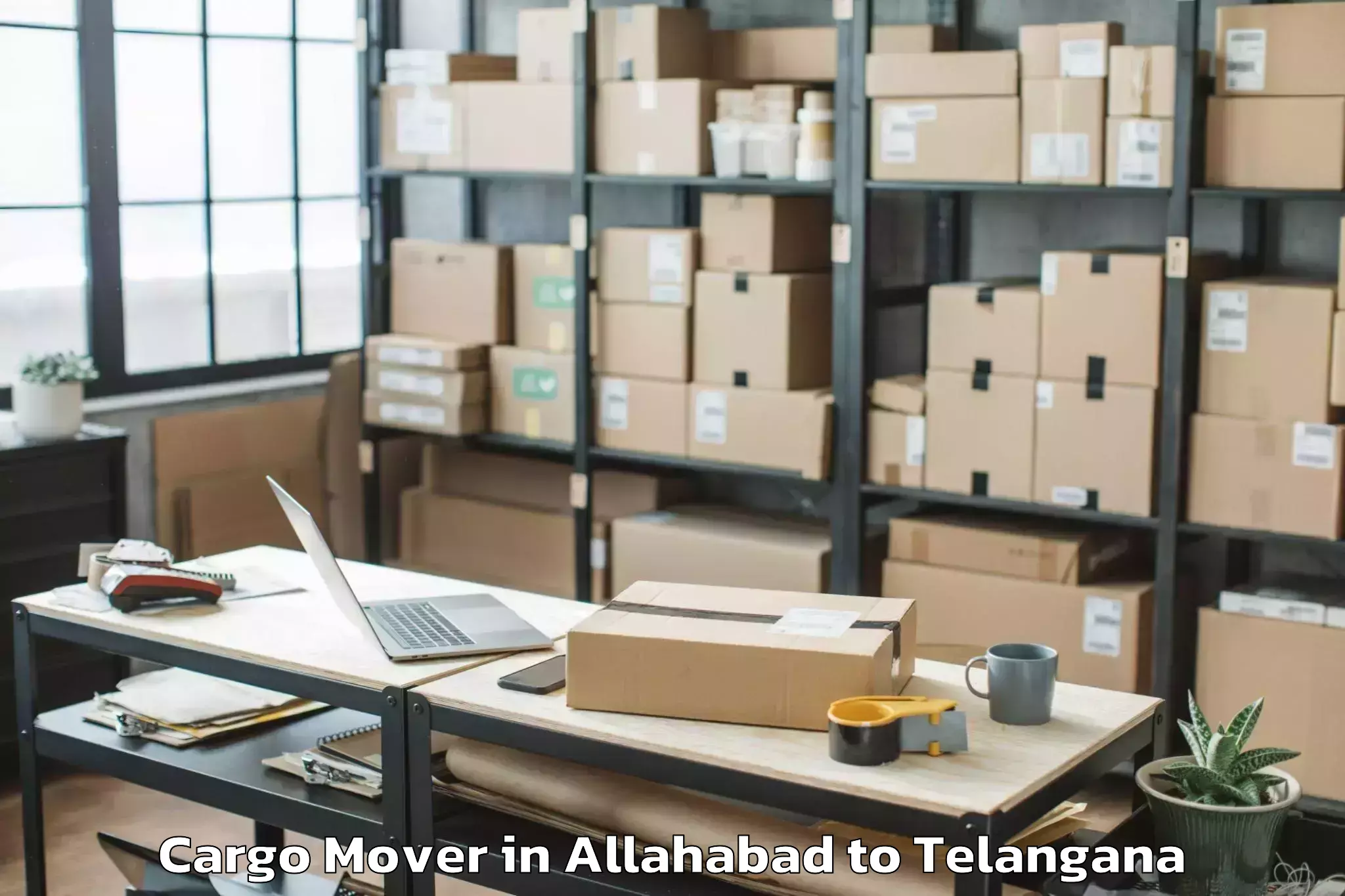 Affordable Allahabad to Mutharam Manthani Cargo Mover